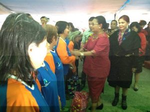 Bupati Minut Bersama Menteri Yohana Sosialisasikan Perlindungan Lansia