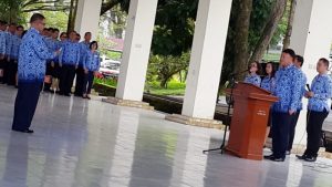 Latih Kedisiplinan ASN, Pemkab Minut Gelar Apel Korpri