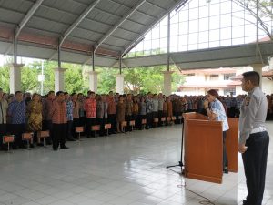 VAP Pimpin Apel Perdana ASN Pemkab Minut Tahun 2019