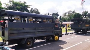 Dukung KPU Sukseskan Pemilu, Gabungan TNI-Polri Minut Patroli