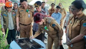 VAP Tandatangani Prasati Jembatan Kuwil