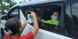 SGR Sapa Warga Minut, Keliling Bagi Bantuan
