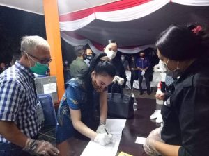 Sambangi KPU Minut SGR-NAP Serahkan Dokumen Perbaikan