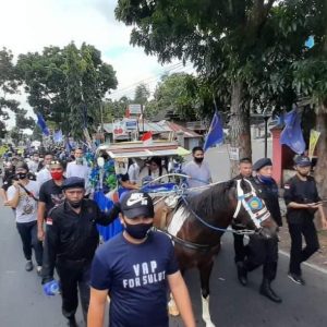 Dampingi SGR, VAP Datangi KPU Minut Gunakan Bendi
