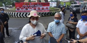 Gerakan Sulut Seribu Masker Didukung Paslon SGR-NAP