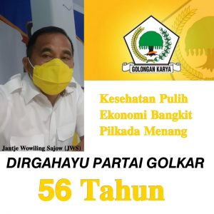 HUT Golkar Ke 56, JWS : Kemenangan CEP-SEHAN Harga Mati