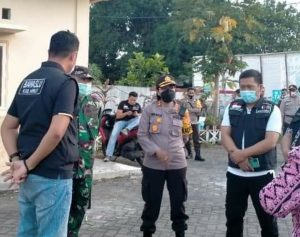 Ketua Bawaslu Minut Dampingi Kapolres Cek Pengamanan Tiap PPK