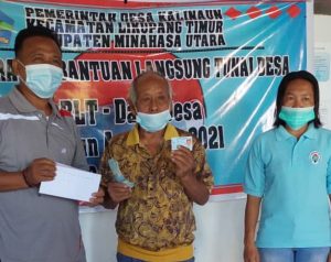 Bantu Penuhi Kebutuhan Dasar Masyarakat, Pemdes Kalinaun Salurkan BLT Tahap Dua