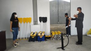 Tunjang Wisata Olahraga, Pemkab Minut Beri Bantuan Perlengkapan Arung Jeram