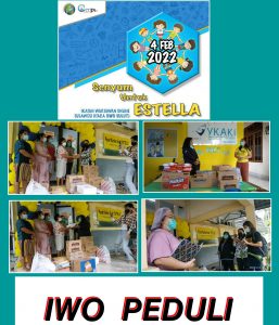 IWO Sulut Kembali Mapalus, Donasi Untuk Estella dan YKAKI