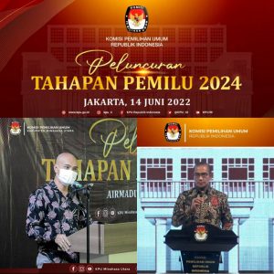 Dimulainya Tahapan Pemilu Serentak 2024,KPU Minut Nonton Bersama