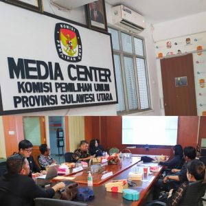 KPU Sulut Gandeng Media Mantapkan Langkah Sukseskan Tahapan Pemilu Serentak 2024