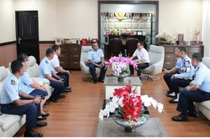 Tim Aset Lanud Samratulangi Sambangi Pemkab Minut