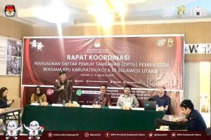 KPU Sulut Lakukan Koordinasi Penyusunan DPTb Pemilu 2024