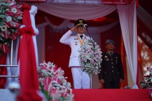 Upacara Peringatan Hari Kemerdekaan RI ke-78 Pemkab Minut,Khidmat