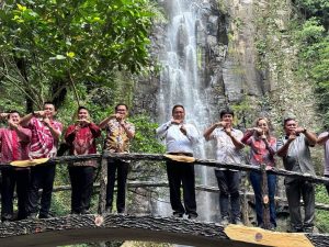 JG Resmikan Jembatan Air Terjun Tunan