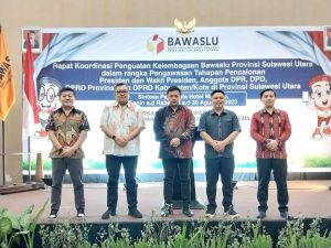 Tingkatkan Strategi Pengawasan, Bawaslu Sulut Lakukan Penguatan Kelembagaan
