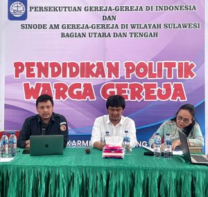 Pendidikan Politik Warga Gereja, Bawaslu Sulut Sebut Kerja Pengawasan Libatkan Semua Stakeholder