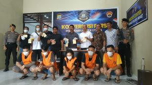 Perangi Narkoba, Satresnarkoba Polres Minut Berhasil Amankan Terduga Pengedar di 5 TKP Berbeda