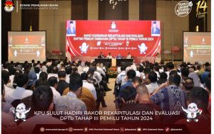 Rakor Rekapitulasi dan Evaluasi DPTb Tahap III Pemilu Tahun 2024