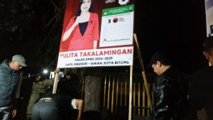 Masa Tenang Dimulai, Bawaslu Sulut Bersihkan APK