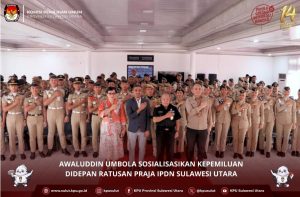 Ratusan Praja IPDN Sulawesi Utara Terima Materi Pemilu Oleh Awaluddin Umbola