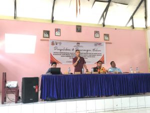 Penyuluhan dan Penerangan Hukum Pilkada 2024 oleh KPU Minahasa Utara 