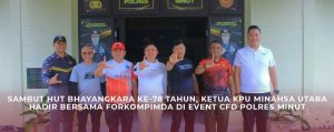 Ketua KPU Minut Hadiri CFD Polres Minut