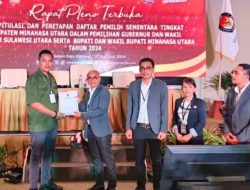 Ketua Bawaslu Minut Hadiri Rapat Pleno Terbuka Penetapan DPS Pilkada 2024