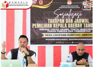 Jadi Narasumber pada Kegiatan KPU Minut, Rocky Ambar Sampaikan Pengawasan Tahapan Pilkada Serentak