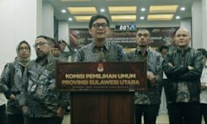 KPU Sulut Tutup Pendaftaran Paslon Gubernur dan Wakil Gubernur 2024