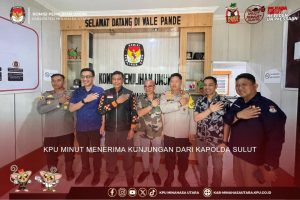 Sambangi Kantor KPU Minut, Kapolda Irjen Yudhiawan Dukung Kerja KPU Minut