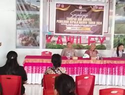 Bersama Warga Desa Kawiley, Kadiv Risky Pogaga Sosialisasikan Tahapan danJadwal Pilkada 2024