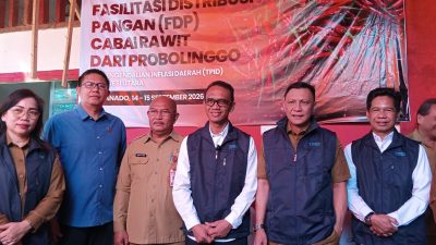 Sinergi BI dan TPID Sulut, Datangkan 2,4 Ton Cabai dari  Probolinggo