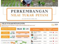 Harga Hortikultura Naik, NTP Sulut September 2026 Meningkat